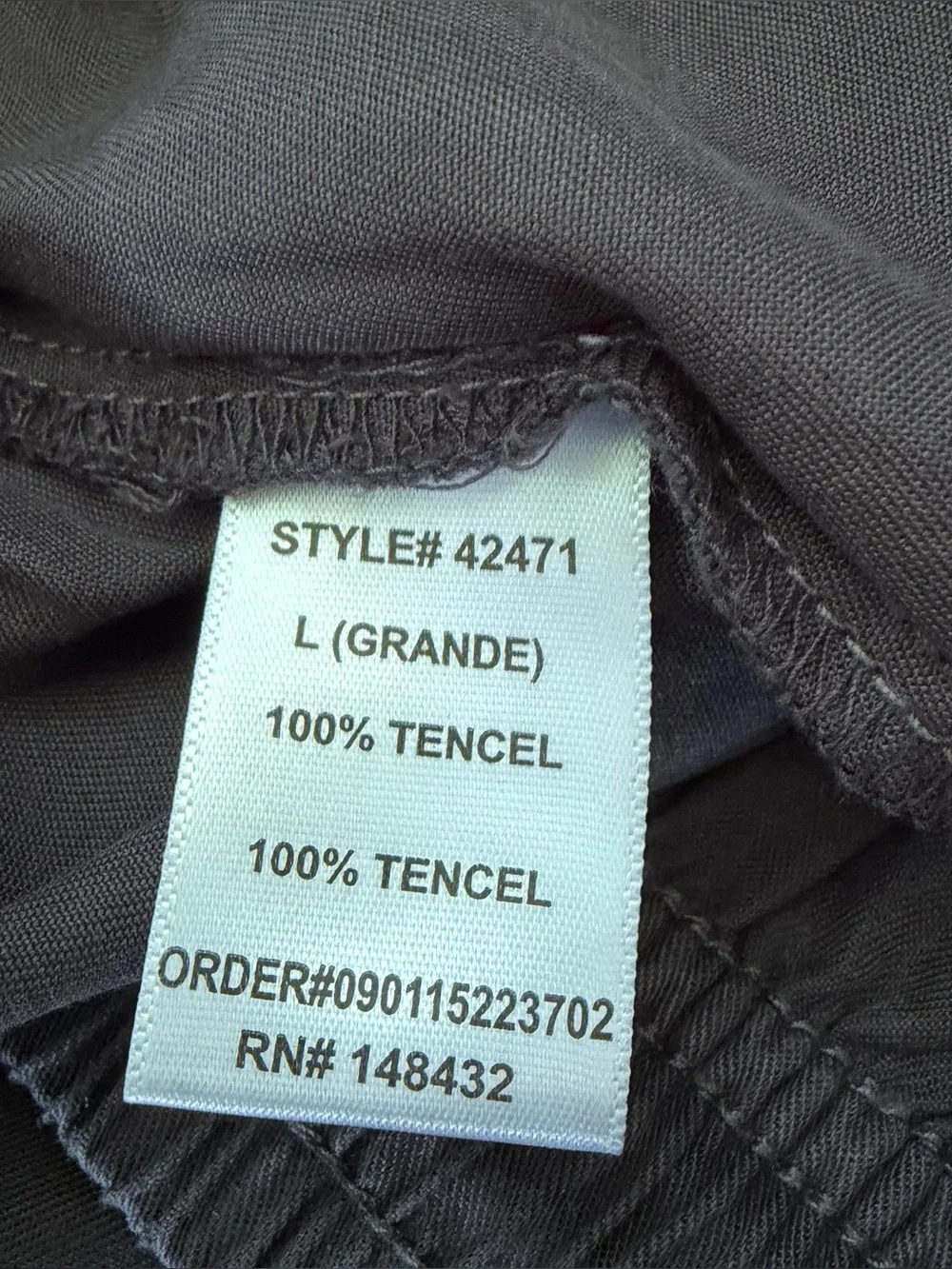 Becool Tencel Jogger Women’s Large Charcoal Gray